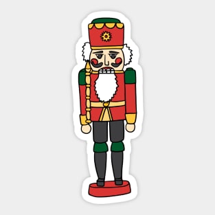 Nutcracker Christmas Holiday Sticker